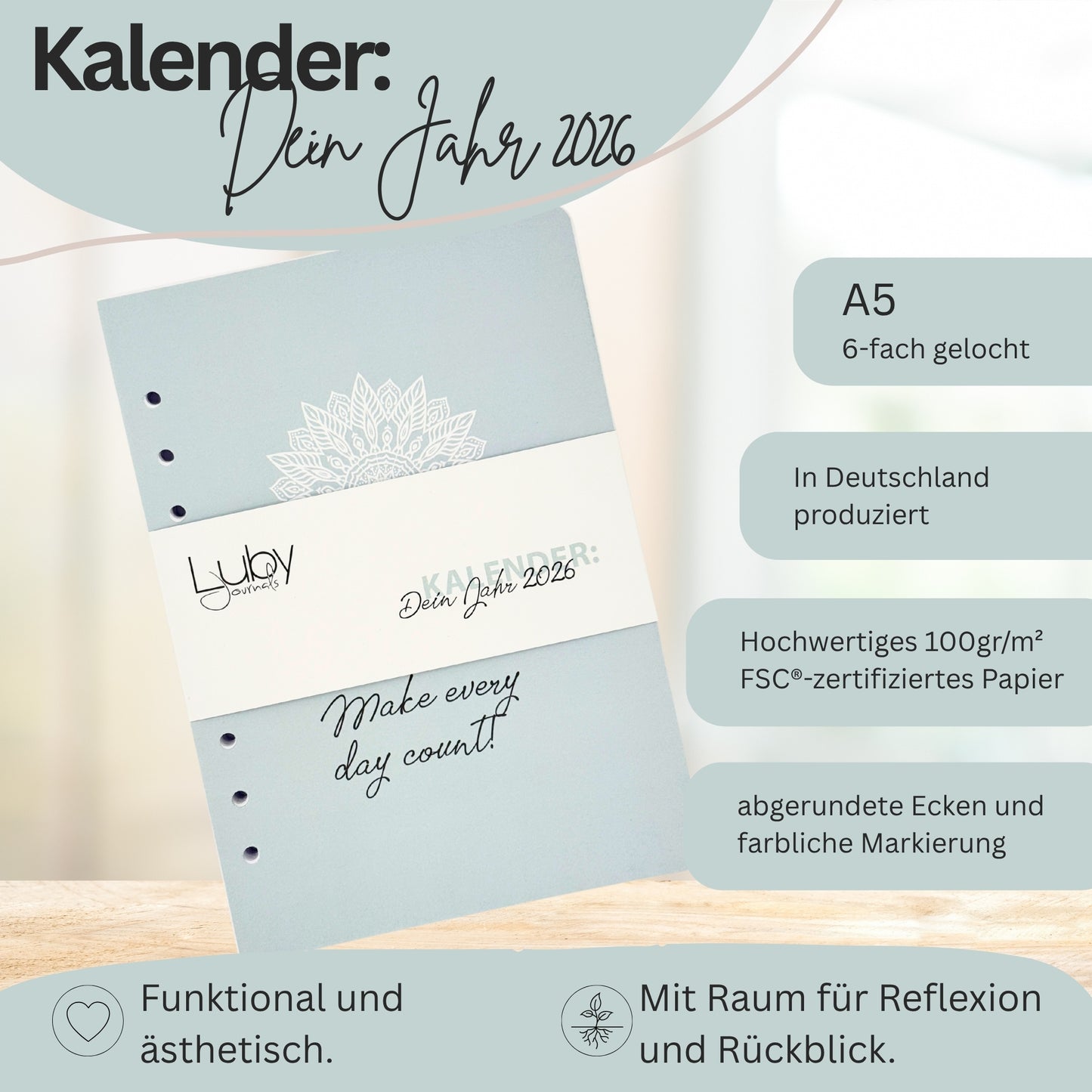 Kalender: Dein Jahr 2026