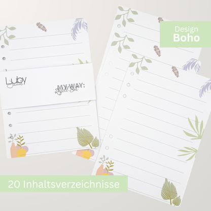 Inhaltsverzeichnis: Refill Set