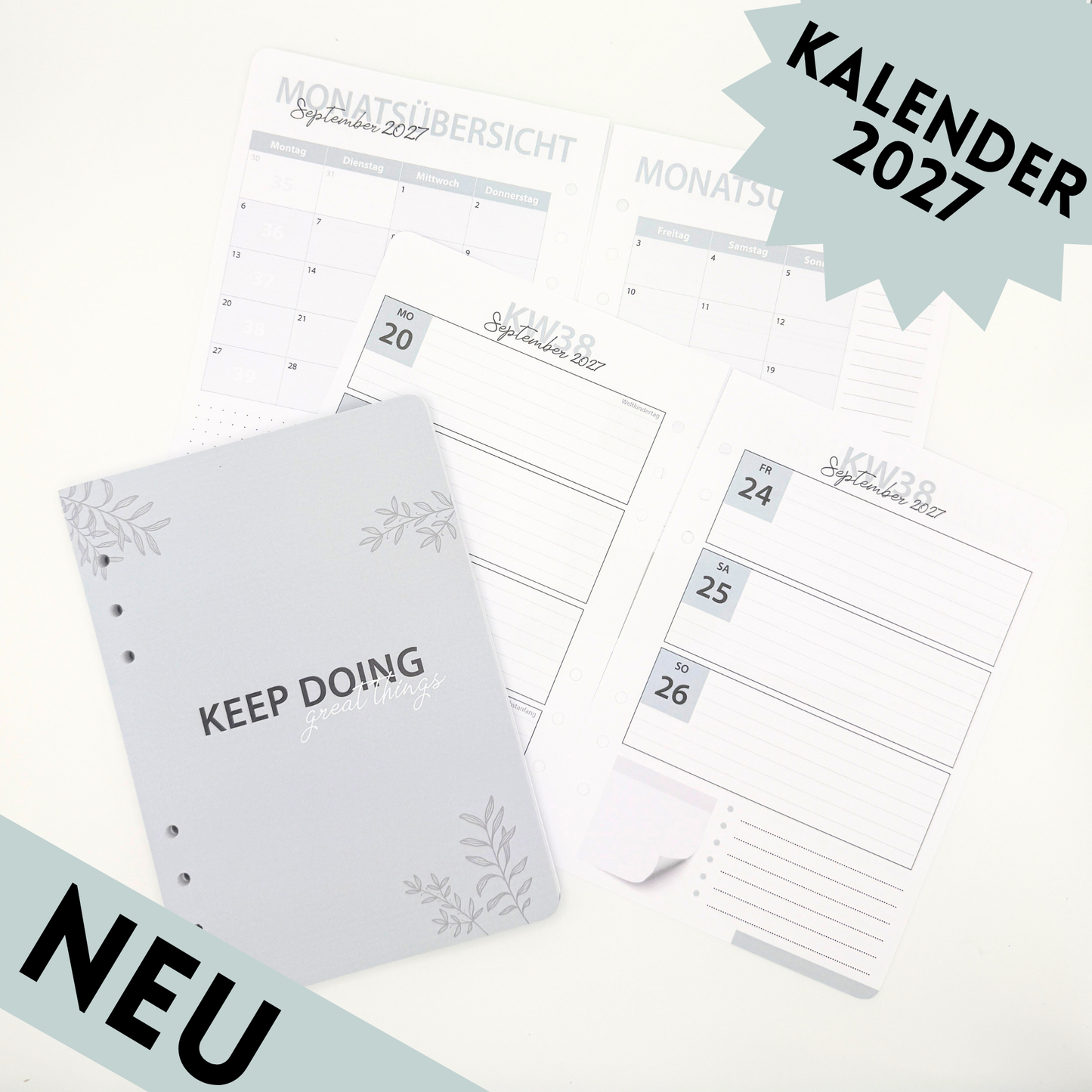 Kalender: Dein Jahr 2027