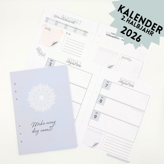 Kalender: Dein 2. Halbjahr 2026