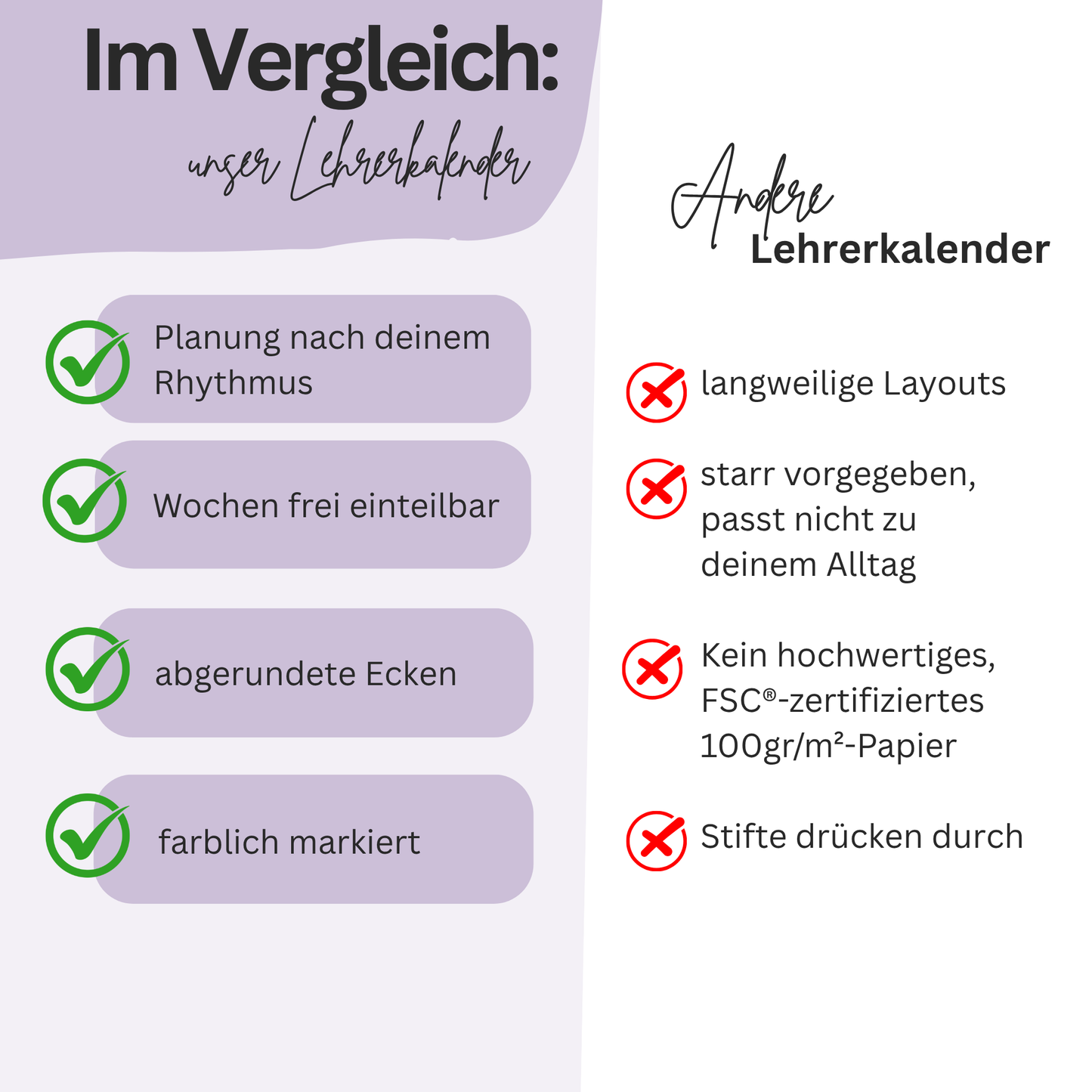 Lehrerkalender: Dein Schuljahr 26/27