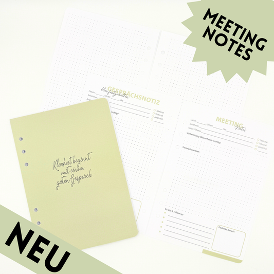 Meeting Notes: deine Gesprächsnotizen