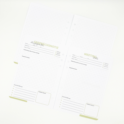 Meeting Notes: deine Gesprächsnotizen