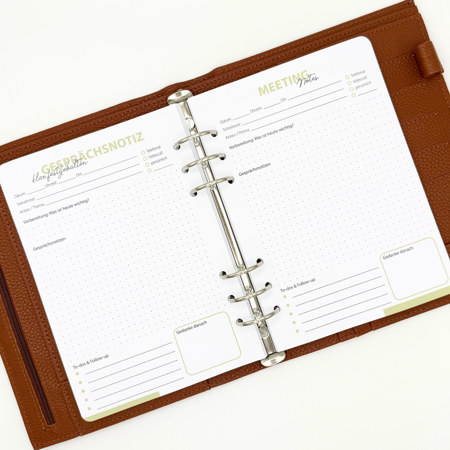 Meeting Notes: deine Gesprächsnotizen